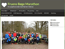 Tablet Screenshot of fruensboegemarathon.dk
